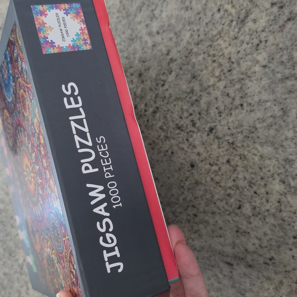 Colorful Mandala Jigsaw Puzzle 1000 Pieces! - Picture 2 of 4